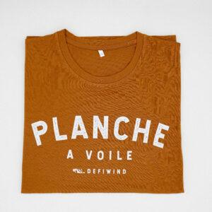 T-Shirt Marron Planche à voile